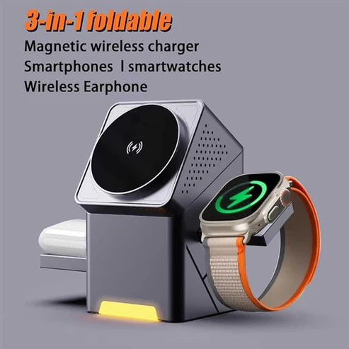 3-in-1 Magnetic Wireless Charger - easy your life