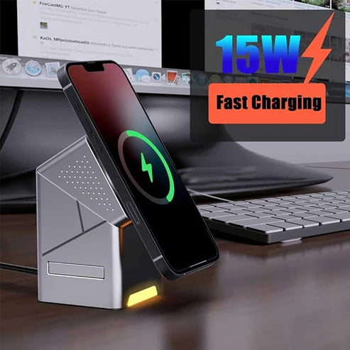 3-in-1 Magnetic Wireless Charger - easy your life